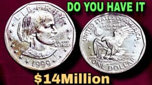 1999 P Susan B Anthony Liberty $1.00 Coin – Worth Thousands!